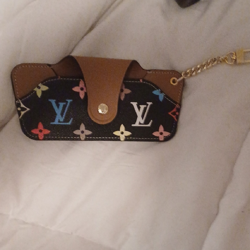 Black Multicolor Monogram Key Holder